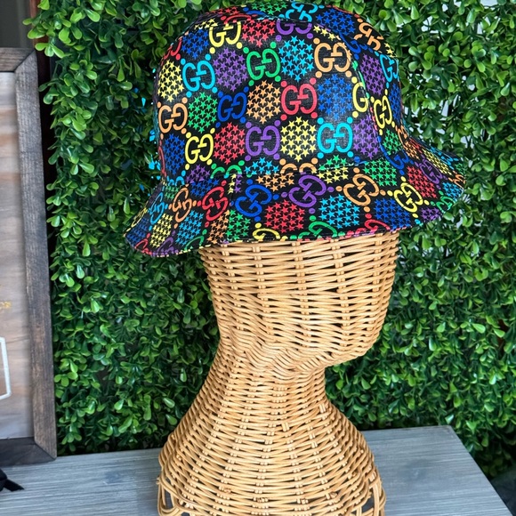 New Gucci Multicolor Hat Size S - Picture 4 of 6